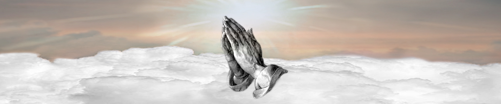 P FC 103 BZ Praying Hands (NO TEXT) Bronze Clouds FULL COUCH